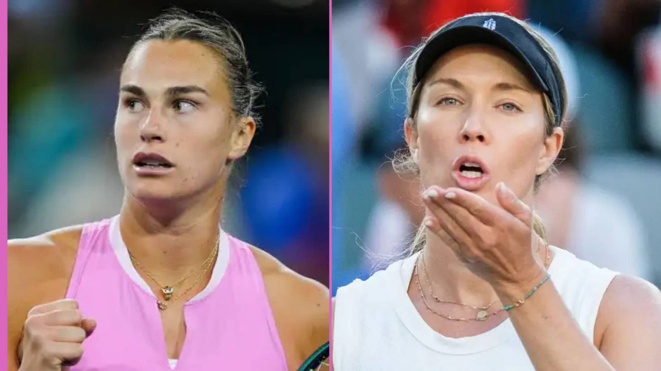 Aryna Sabalenka and Danielle Collins