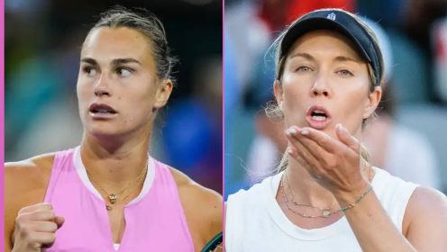 Aryna Sabalenka and Danielle Collins