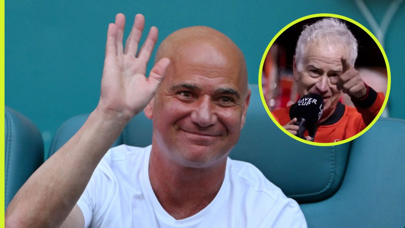 Andre Agassi and John McEnroe Laver Cup announcement