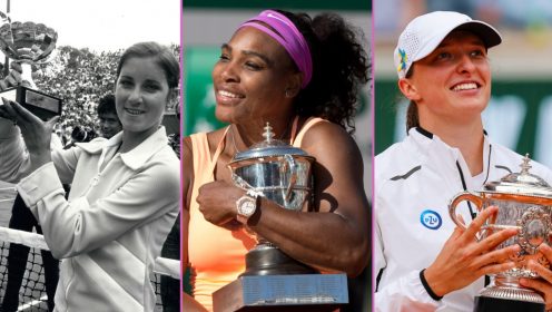 Chris Evert Serena Williams Iga Swiatek