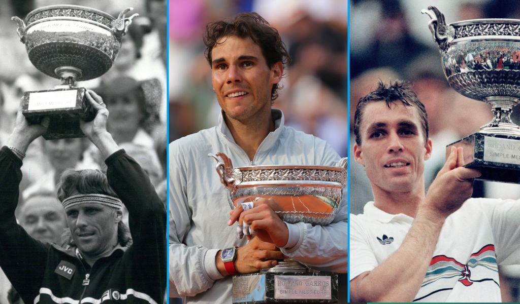Bjorn Borg Rafael Nadal Ivan Lendl
