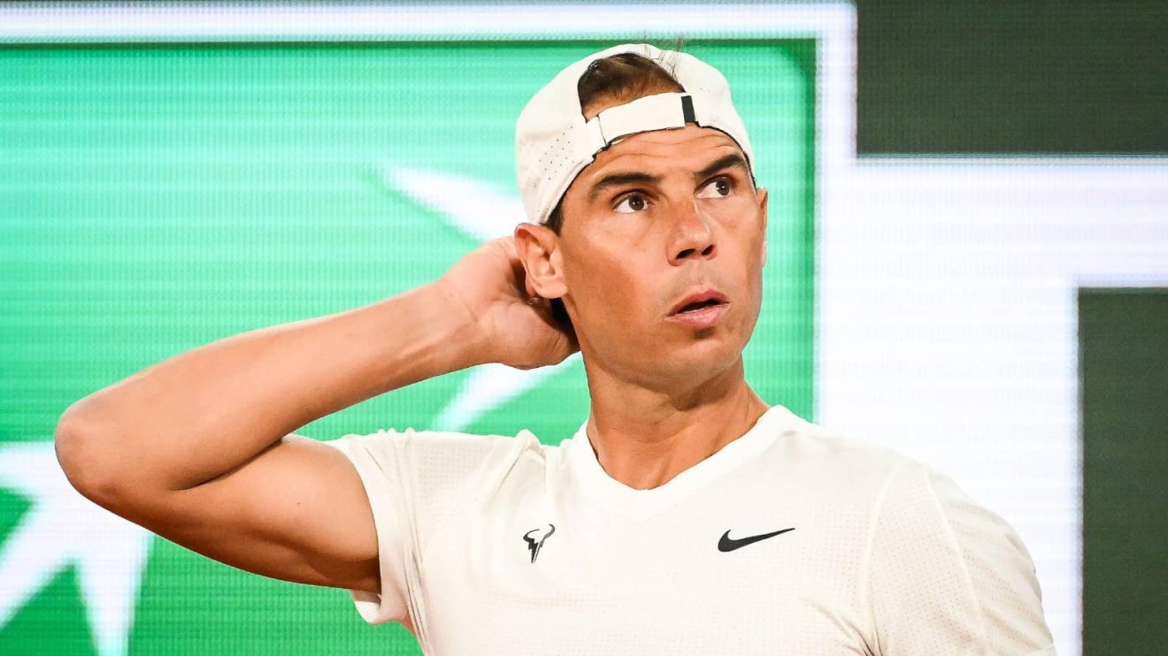 Rafael NADAL of Spain during a training session of Roland-Garros 2024, ATP and WTA Grand Slam tennis tournament on May 20, 2024 at Roland-Garros stadium in Paris, France