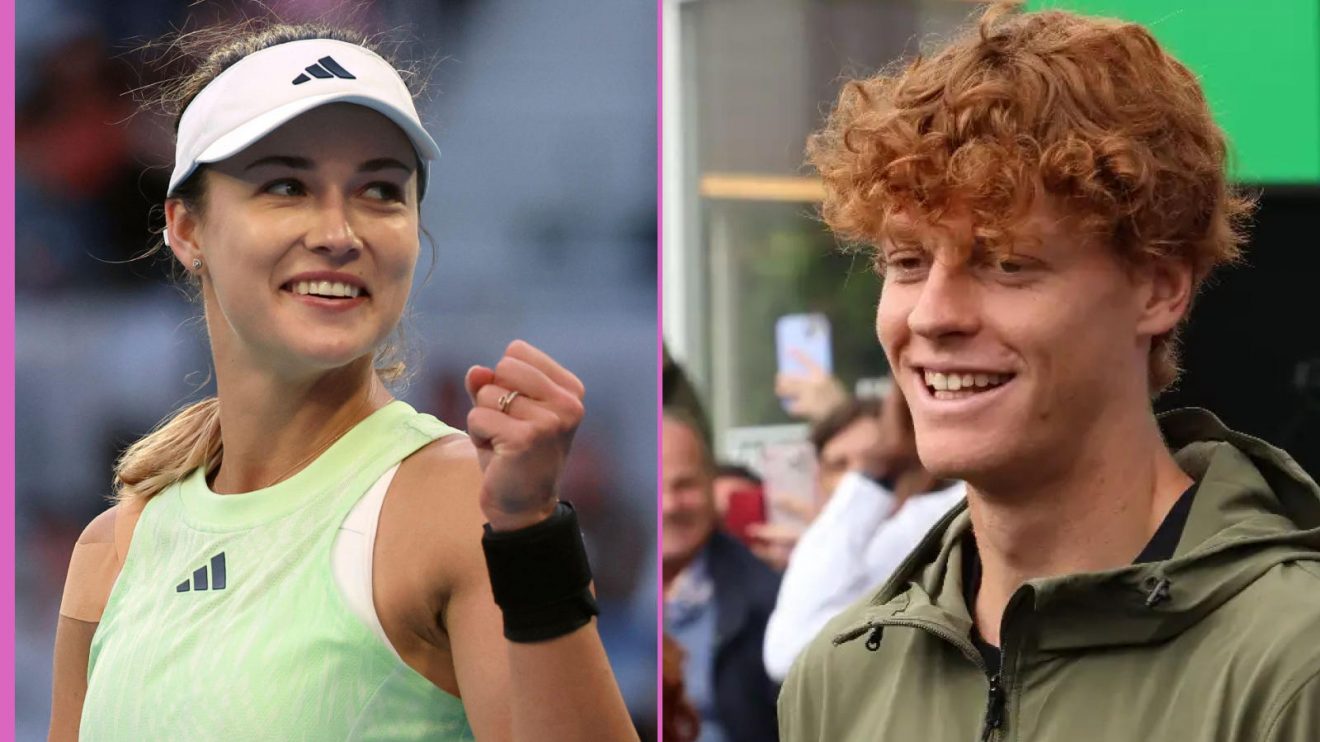 Jannik Sinner and Anna Kalinskaya