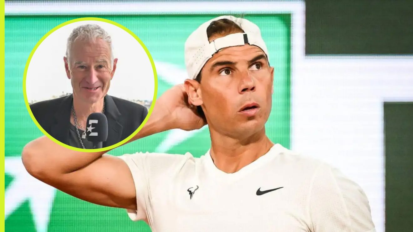 John McEnroe and Rafael Nadal