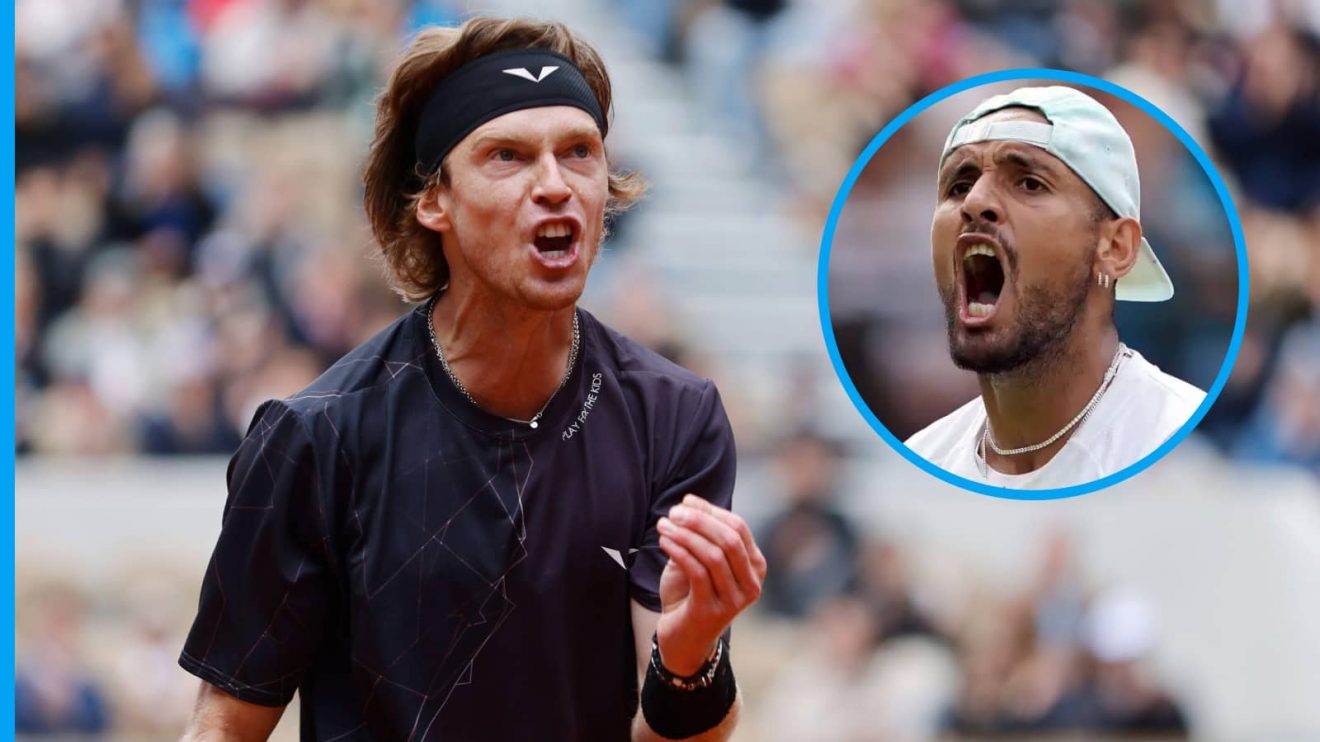 Andrey Rublev and Nick Kyrgios