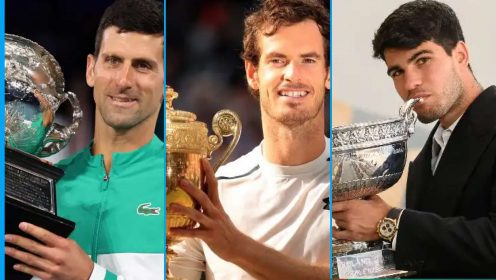 Novak Djokovic Andy Murray and Carlos Alcaraz make top 9 in all-time prize money list