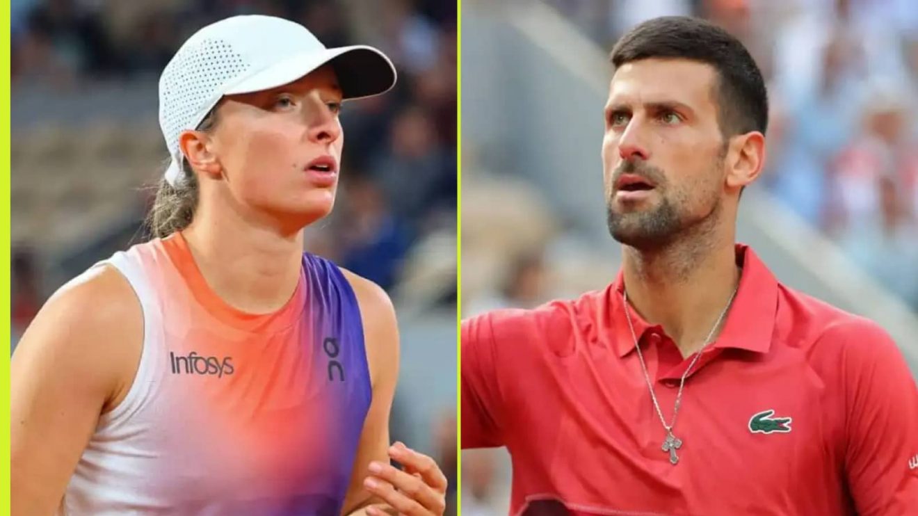 Iga Swiatek and Novak Djokovic