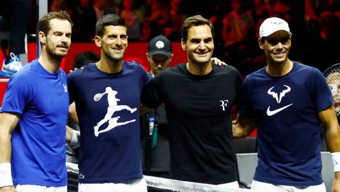 Andy Murray, Novak Djokovic, Roger Federer and Rafael Nadal