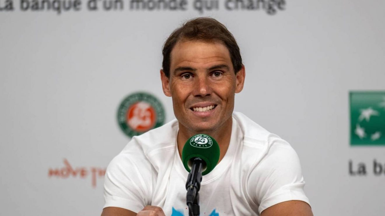 Rafael Nadal at a French Open press conference