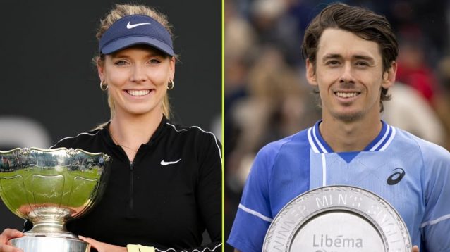 Katie Boulter and Alex de Minaur