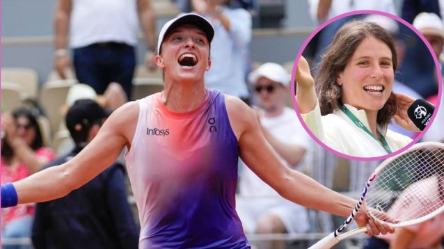 Iga Swiatek and Johanna Konta