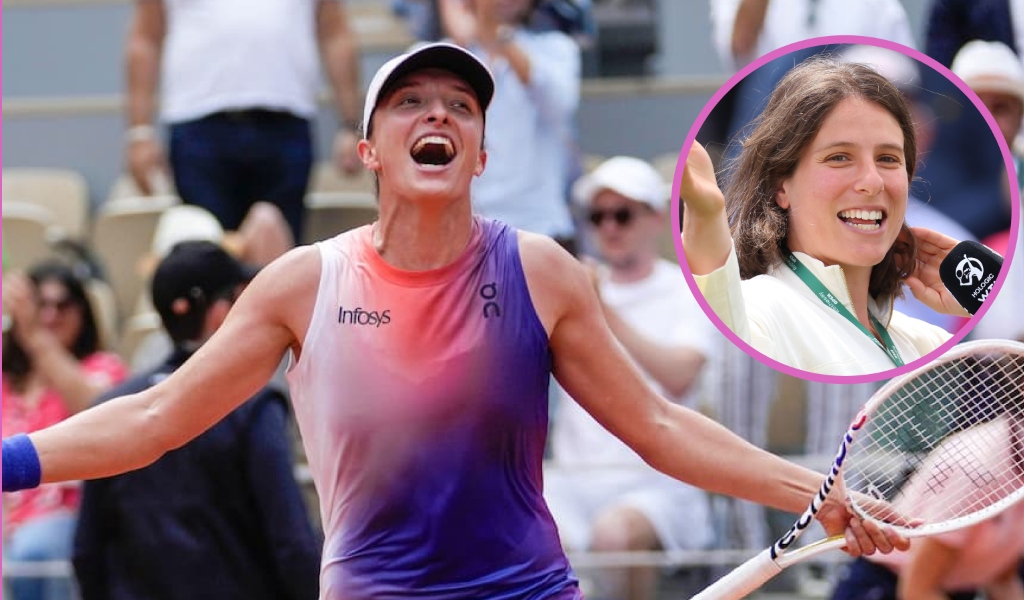 Iga Swiatek and Johanna Konta