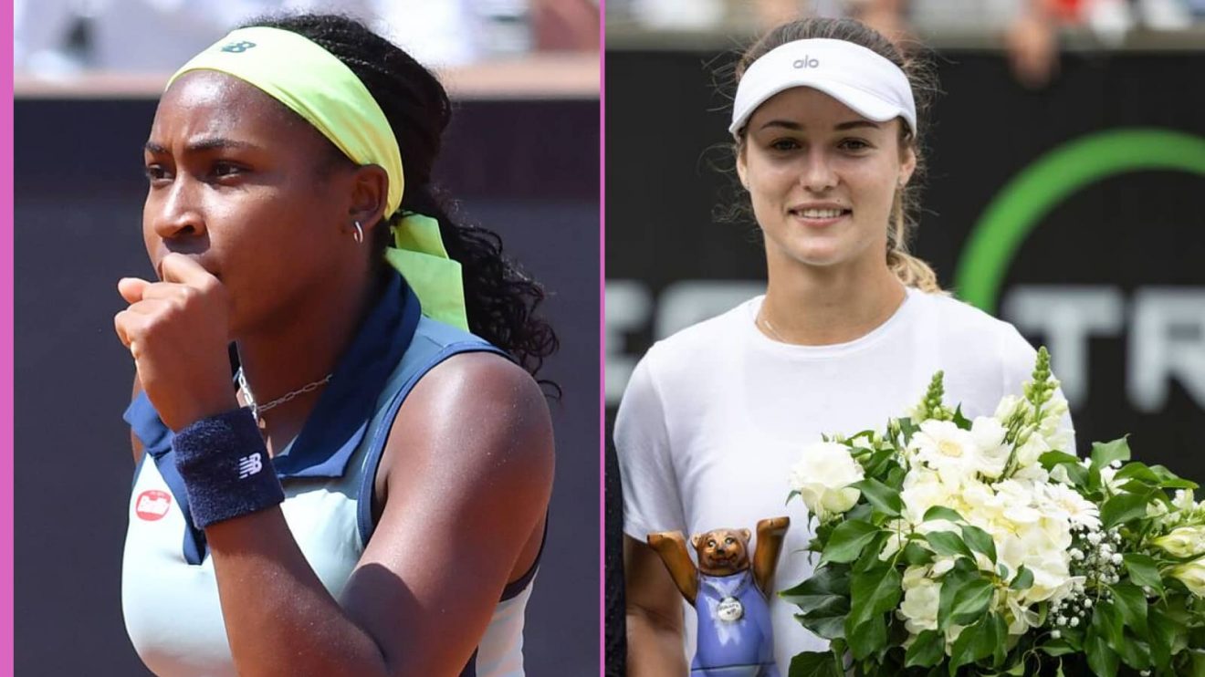 Coco Gauff and Anna Kalinskaya