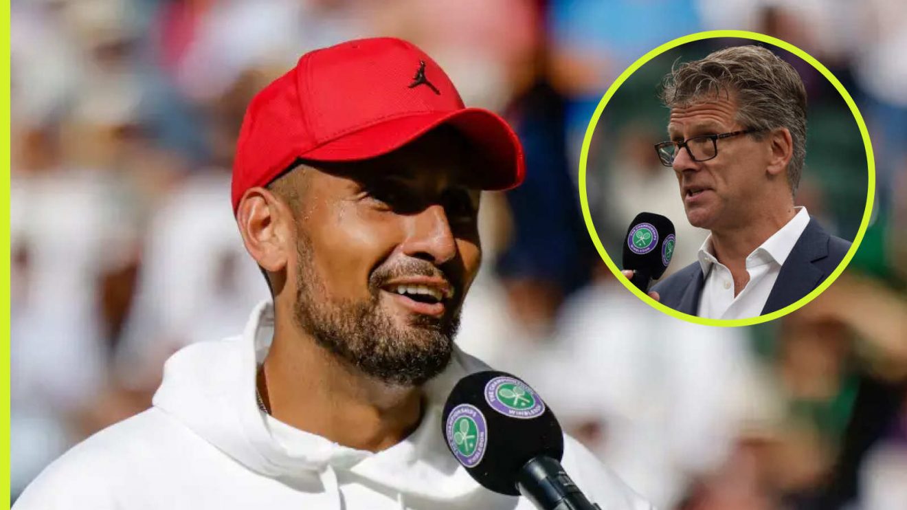 Nick Kyrgios and Andrew Castle will be BBC colleagues