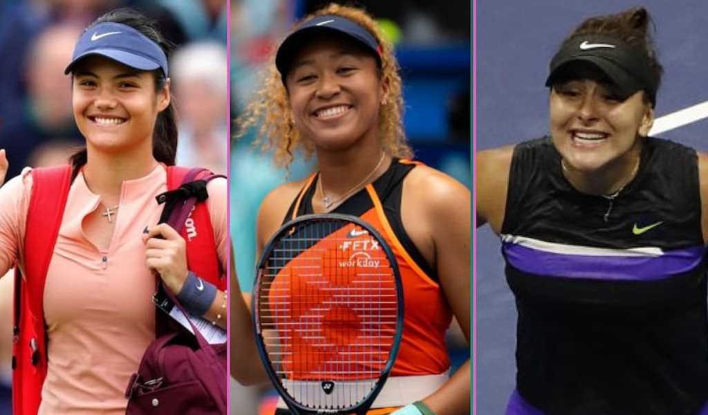 Emma Raducanu, Naomi Osaka, Bianca Andreescu