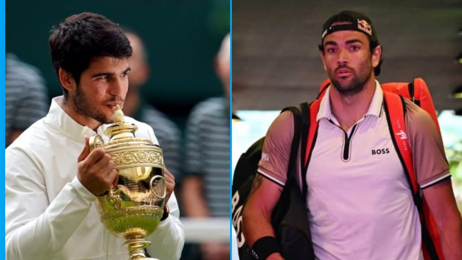 Matteo Berrettini and Carlos Alcaraz exchange messages on social media ahead of tennis comeback