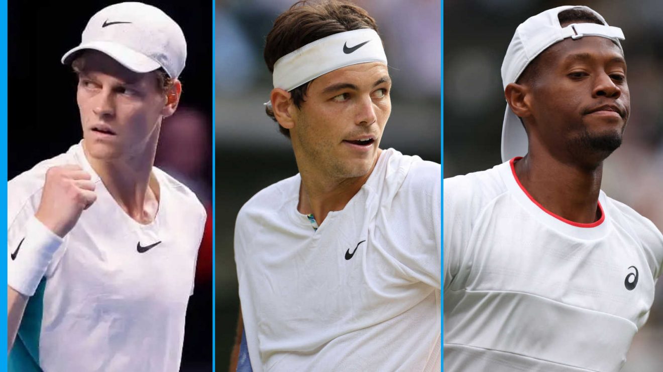 Jannik Sinner Taylor Fritz and Christopher Eubanks