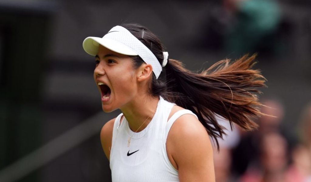 Emma Raducanu at Wimbledon