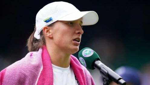 Iga Swiatek at Wimbledon