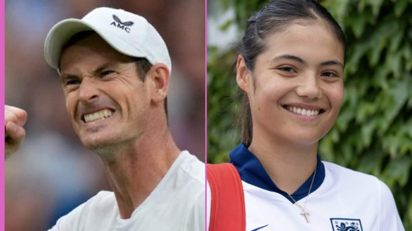Andy Murray and Emma Raducanu