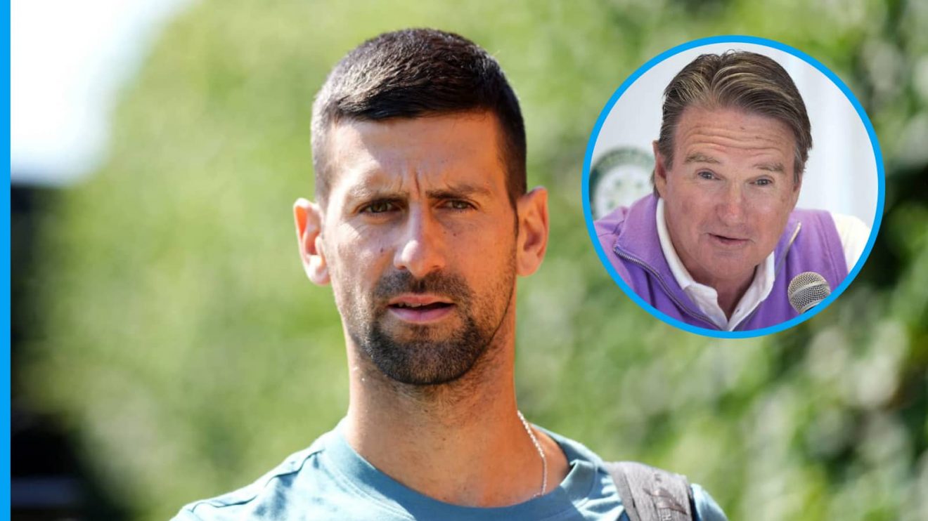 Novak Djokovic and Jimmy Connors