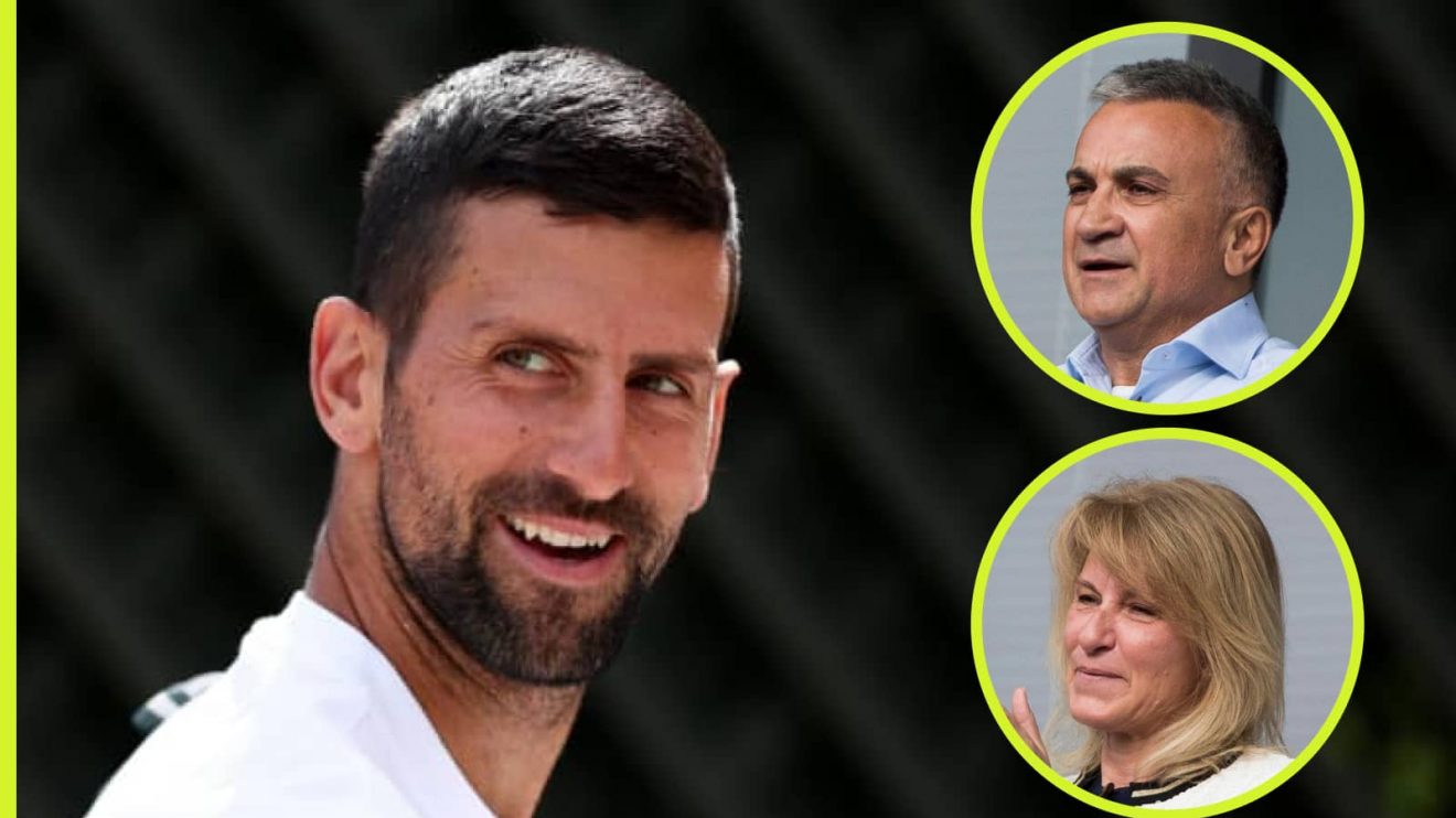 Novak Djokovic's parents Srdjan and Diana Djokovic