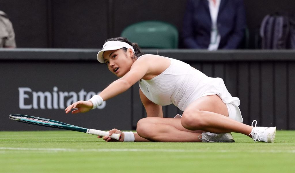 Emma Raducanu down and out at Wimbledon