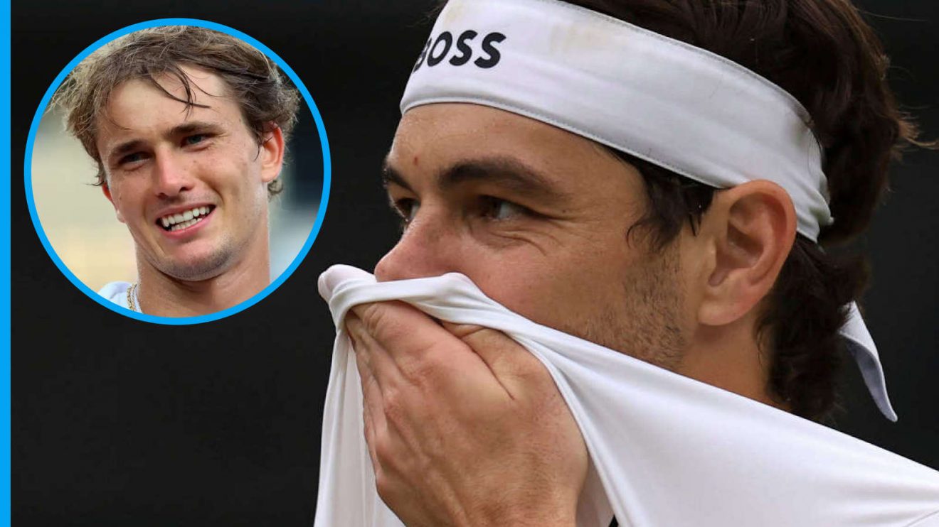 Taylor Fritz and Alexander Zverev had a long exchange