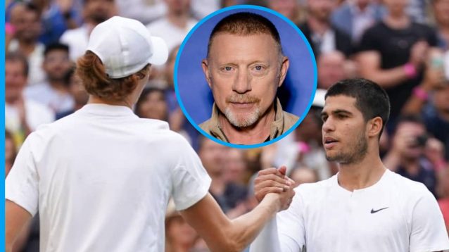 Boris Becker has discussed Jannik Sinner and Carlos Alcaraz's Wimbledon prospects