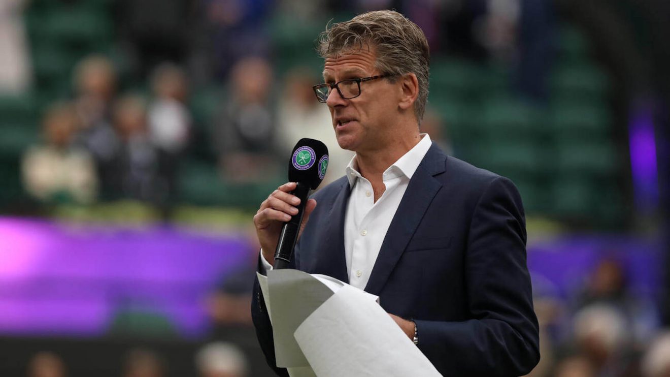 Andrew Castle at Wimbledon