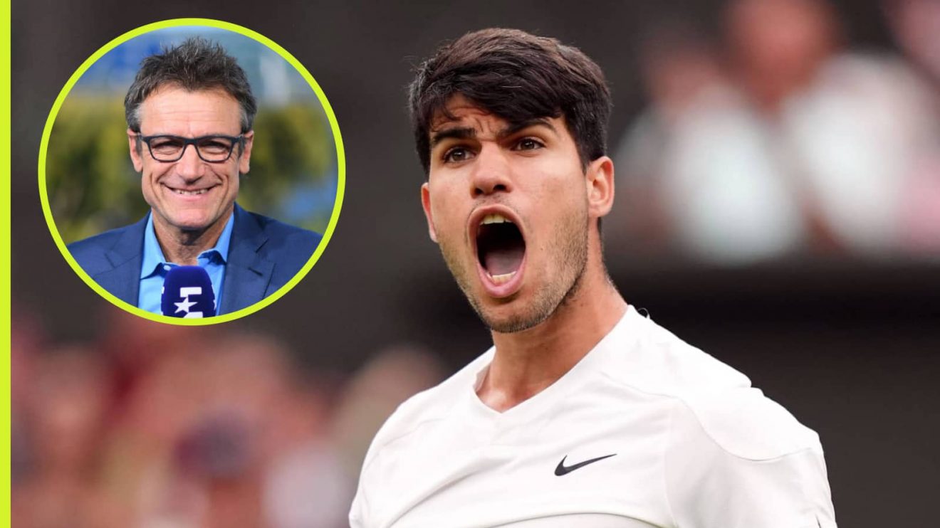 Mats Wilander and Carlos Alcaraz