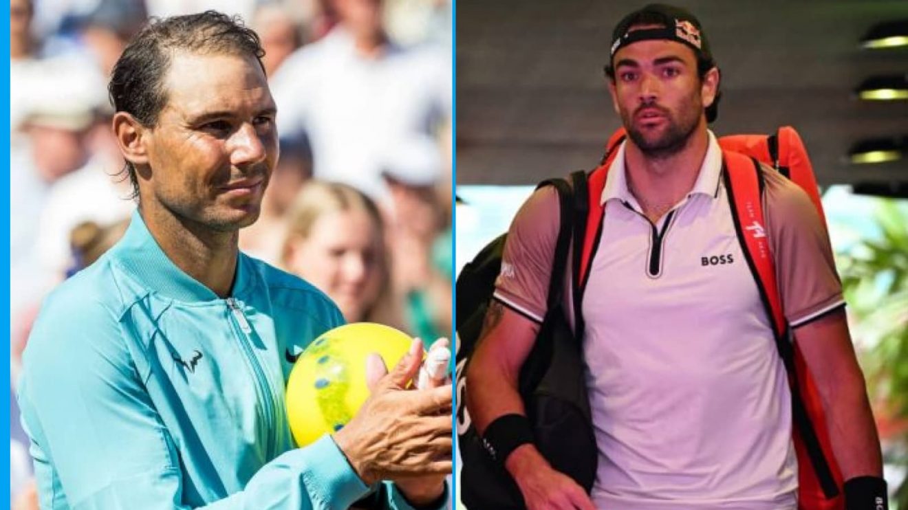 Rafael Nadal and Matteo Berrettini