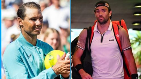 Rafael Nadal and Matteo Berrettini