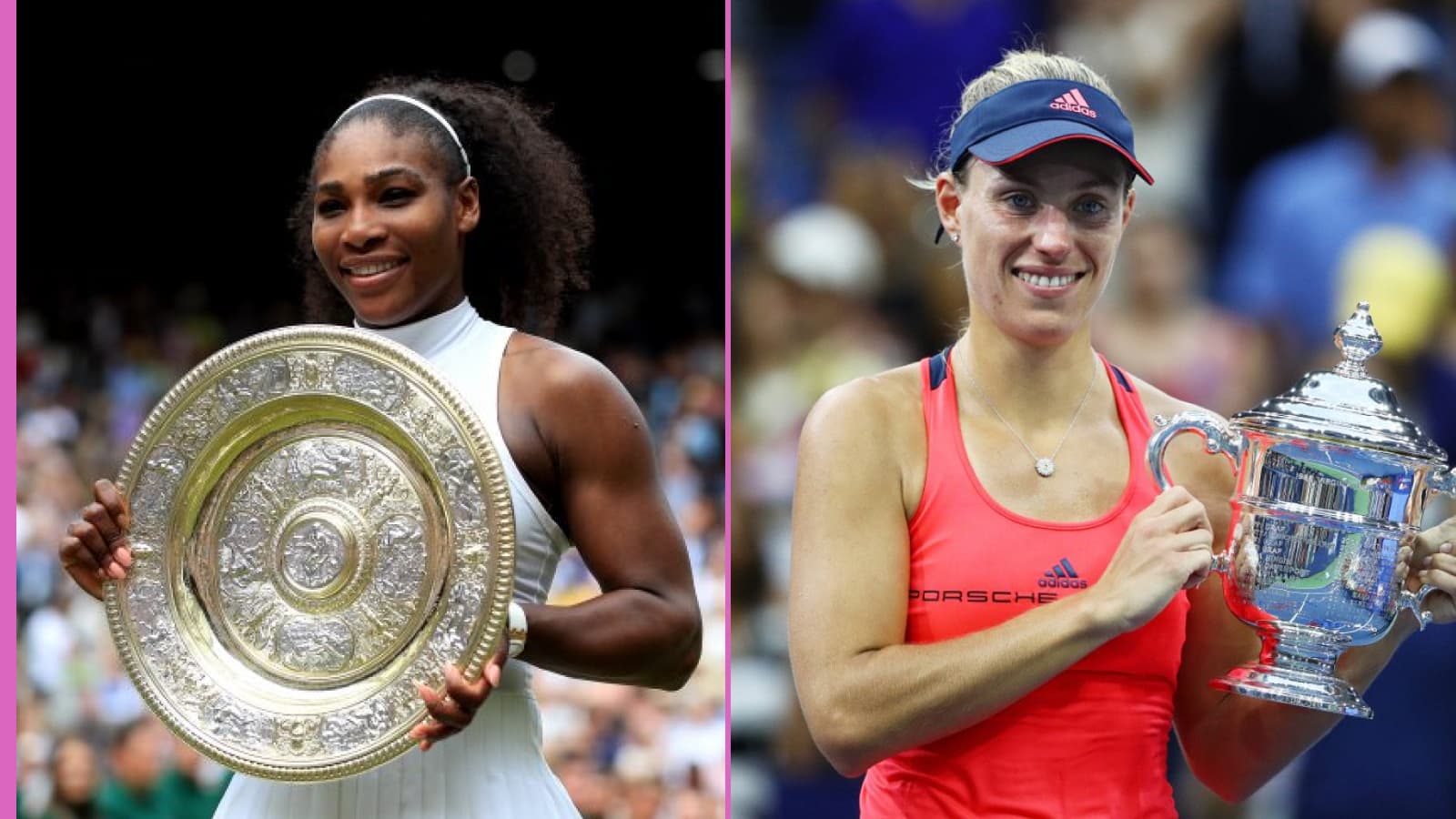 Serena Williams and Angelique Kerber