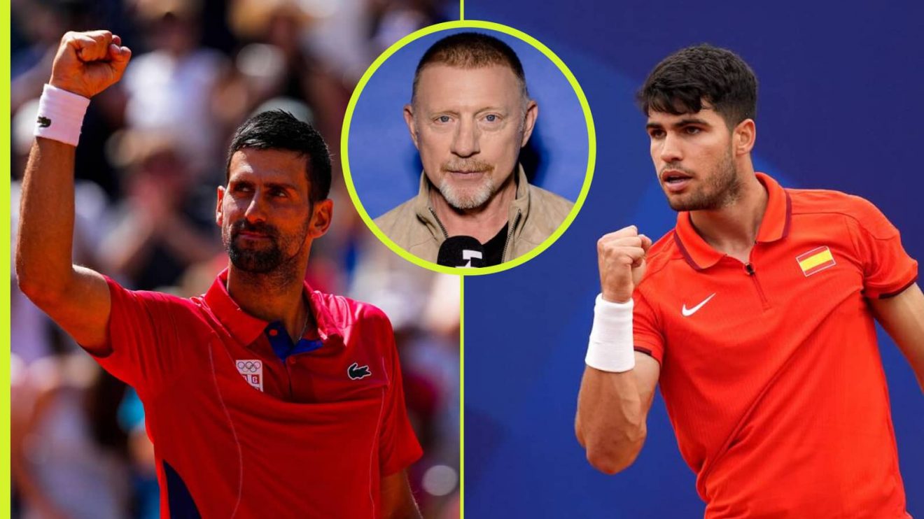 Boris Becker has named the Olympic favourite between Novak Djokovic and Carlos Alcaraz