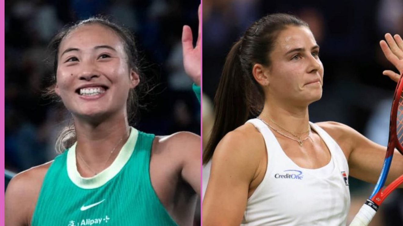 Zheng Qinwen and Emma Navarro