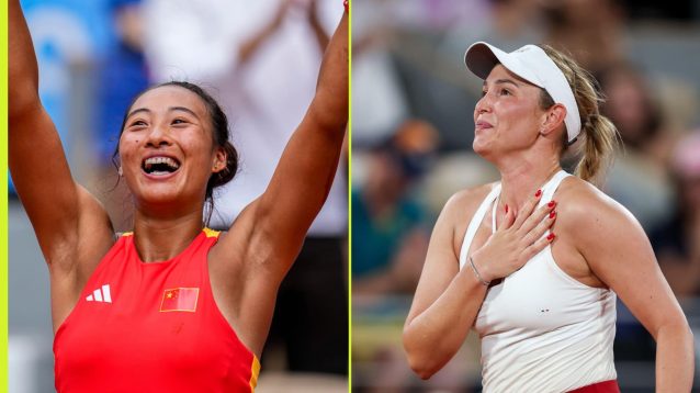 Zheng Qinwen and Donna Vekic