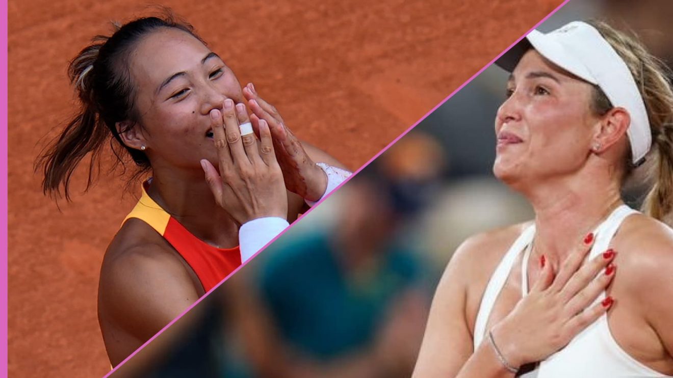 Zheng Qinwen and Donna Vekic