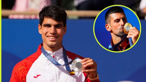 Carlos Alcaraz finished runner-up to Novak Djokovic at the Paris Olympics
