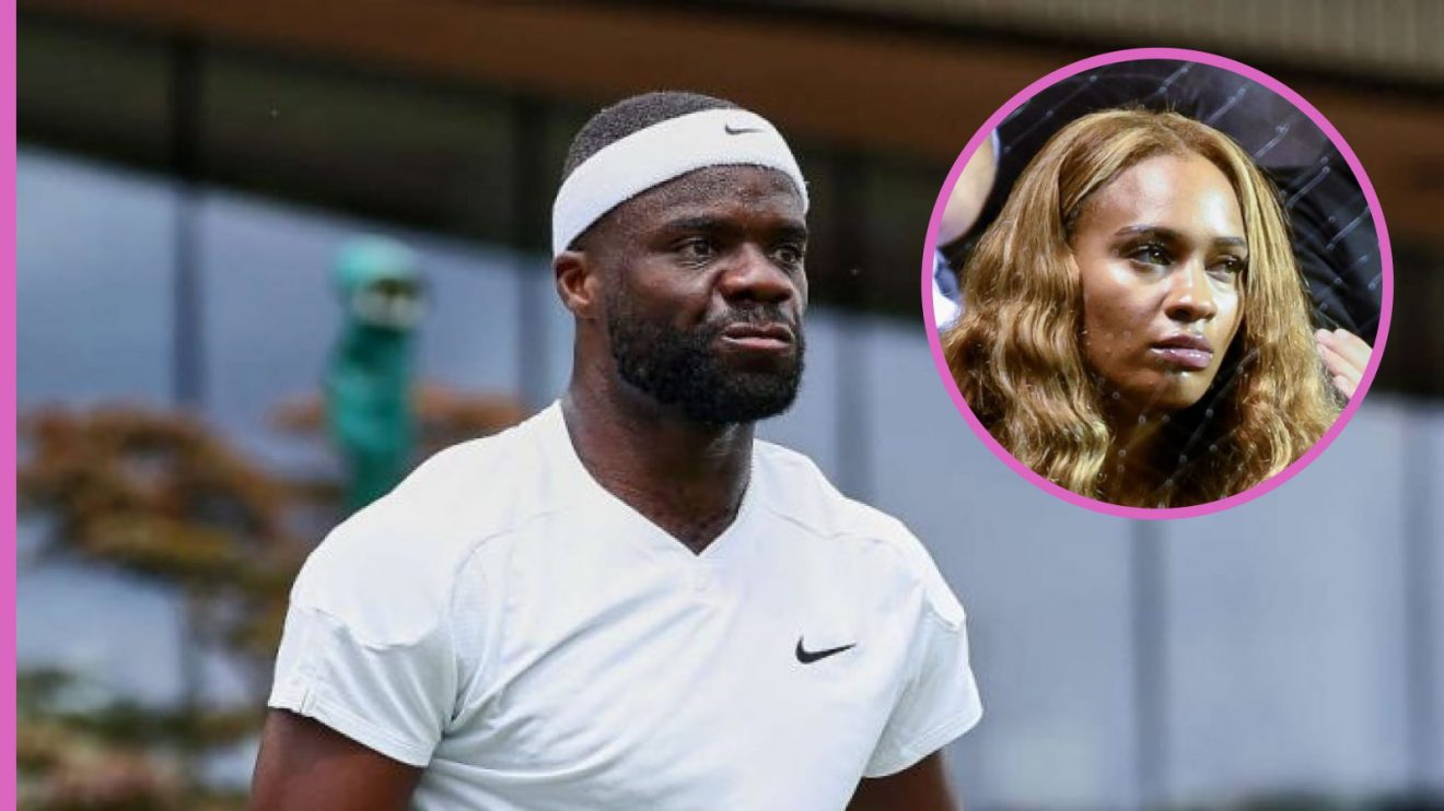 (Pictured) Frances Tiafoe in action, with Ayan Broomfield inset