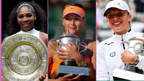 Serena Williams, Maria Sharapova and Iga Swiatek among top prize money earners
