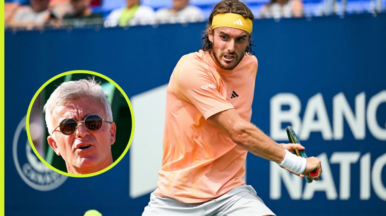 Stefanos Tsitsipas during his Canadian Open exit