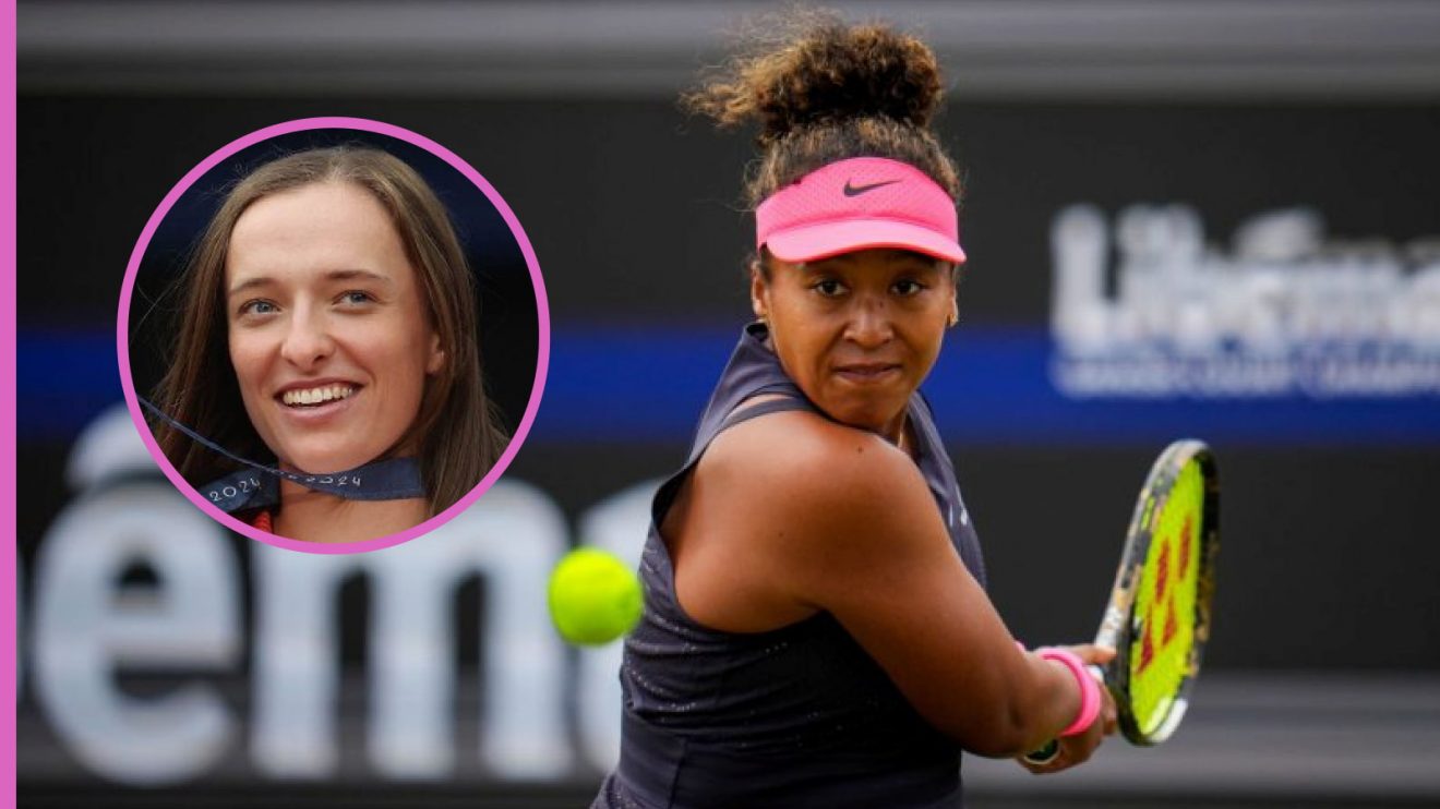 Naomi Osaka in action