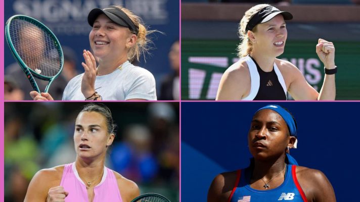 Amanda Anisimova, Caroline Wozniacki, Aryna Sabalenka, Coco Gauff