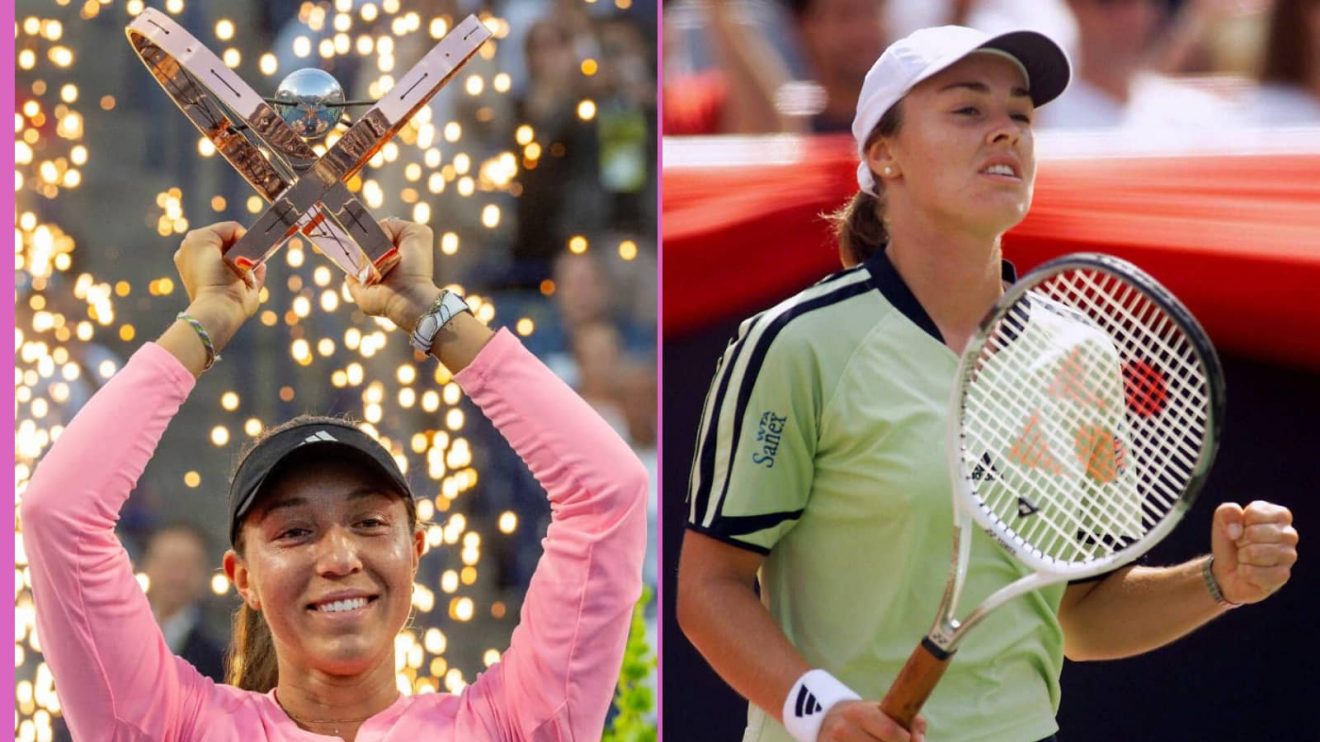 Jessica Pegula and Martina Hingis at the Canadian Open