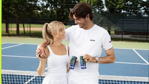 Taylor Fritz and Morgan Riddle