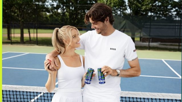 Taylor Fritz and Morgan Riddle