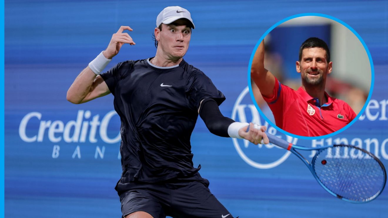 Novak Djokovic and Jack Draper