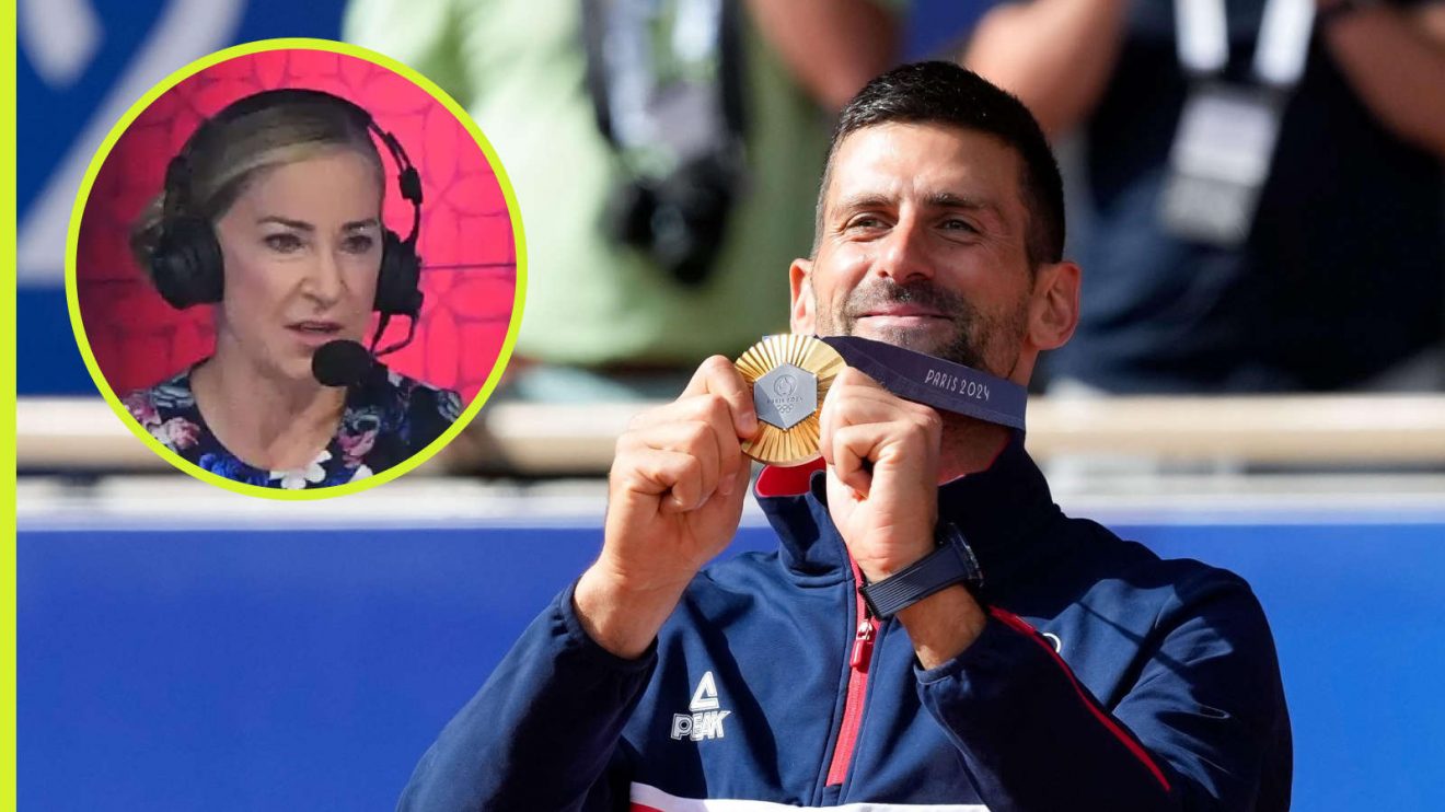 Chris Evert backing Novak Djokovic