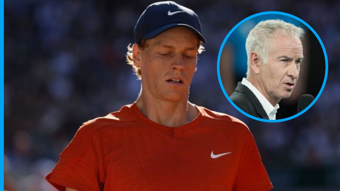Jannik Sinner and John McEnroe